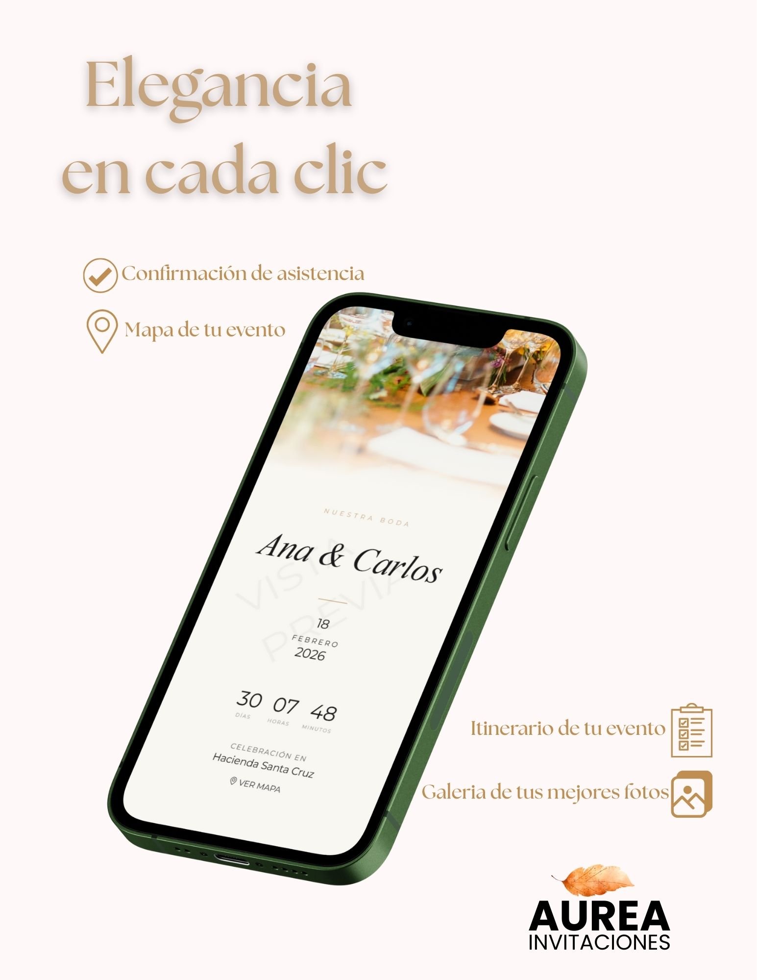 Aurea Invitaciones Digitales