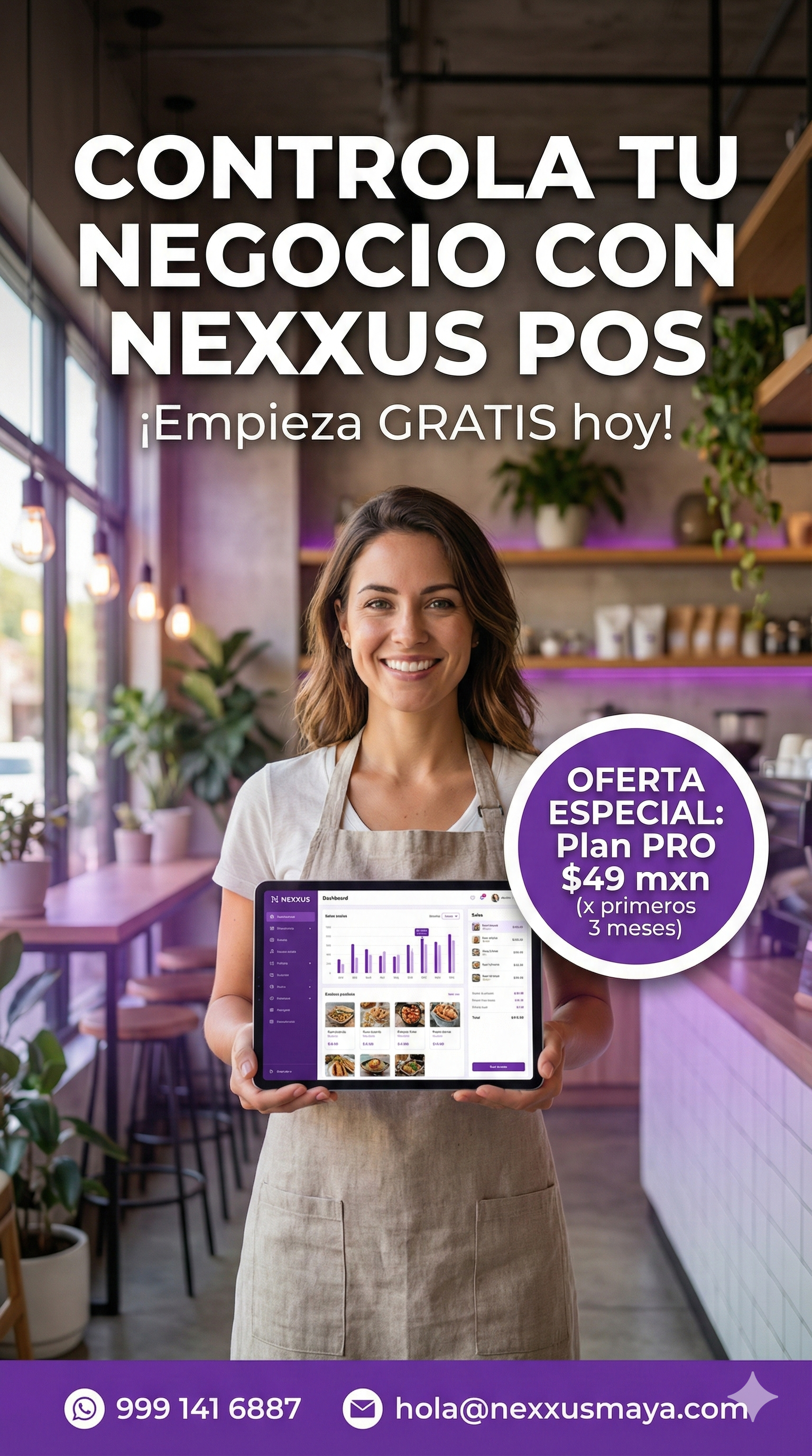 Nexxus POS Dashboard Interface